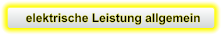 elektrische Leistung allgemein